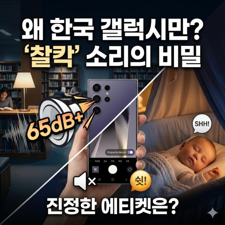 갤럭시 카메라 무음, 스크린샷 설정하는 방법 완벽정리!